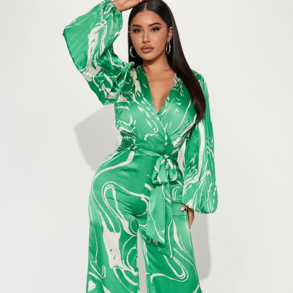 green Jumpsuit